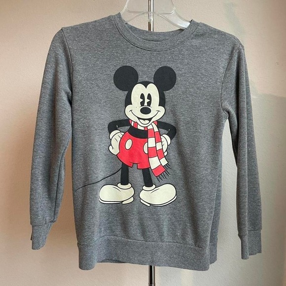 Disney Other - Disney Mickey Mouse grey sweatshirt Size Adult M